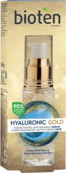 Bioten Replumping Pearl Serum Hyaluronic Gold – Ορός Αναδιαμορφωσης Με Πέρλες 30ml