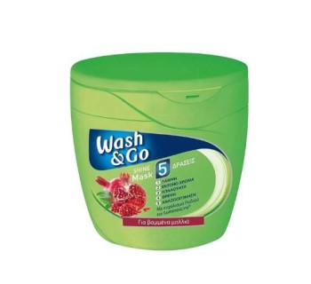 Wash & Go Color Shine Mask Για Βαμμένα Μαλλιά 300ml