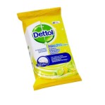 Dettol Power & Fresh Advance Lemon & Lime Απολυμαντικό 40 μαντηλάκια