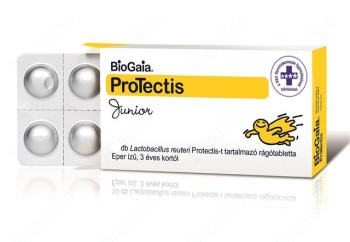 BioGaia ProTectis Junior Chewable (Strawberry flavour) 30 μασώμενες ταμπλέτες