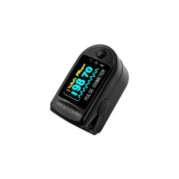 CONTEC CMS50D Black Παλμικό Οξύμετρο Δακτύλου (Μαύρο)