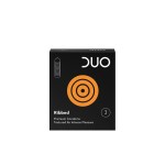 DUO Προφυλακτικά Ribbed με ραβδώσεις 3τμχ