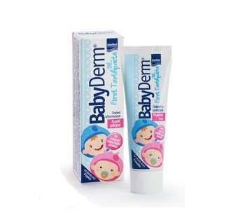 Intermed Babyderm First Toothpaste με Γεύση τσιχλοφουσκας - 50ml