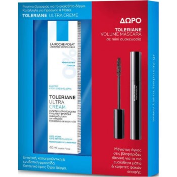 La Roche Posay Toleriane Ultra Cream & ΔΩΡΟ Toleriane Volume Mascara mini