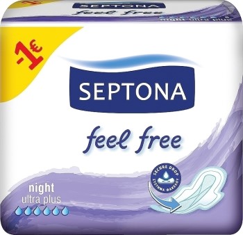 Septona Feel Free Night 8τμχ