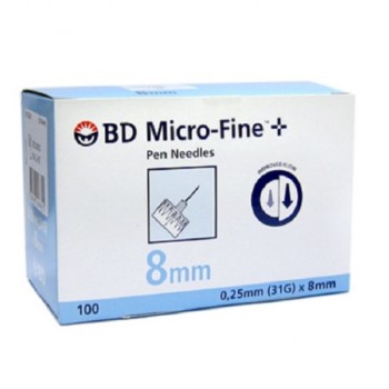 BD Thin Wall 31G x 8mm 100 βελονες