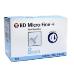 BD Thin Wall 31G x 8mm 100 βελονες