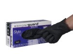 Γάντια Νιτριλίου Μαύρα Χωρίς πούδρα Nitrile Black SEMPERGUARD x100  Large
