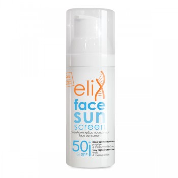 Genomed Elix Face Sunscreen SPF 50+ Αντιηλιακή κρέμα για το πρόσωπο  50ml
