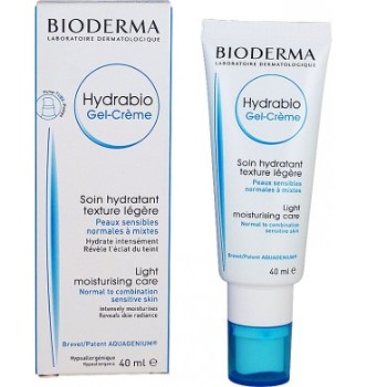 Bioderma Hydrabio Gel Creme Ενυδατική Κρέμα Τζελ Λεπτής Υφής για Κανονικές προς Μικτές Επιδερμίδες, 40ml