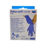 Hartmann Peha Soft Nitrile Fino – Μπλε Γάντια Νιτριλίου L (8-9) 10 Τεμάχια