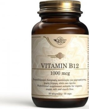 Sky Premium Life Vitamin B12 1000mcg Συμπλήρωμα Διατροφής για την Φυσιολογική Λειτουργία του Νευρικού Συστήματος 60VegCaps