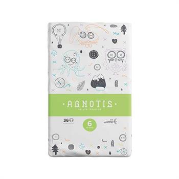 Agnotis Baby Diapers - Βρεφικές Πάνες Νο6 (16-30KG) 36 Τεμάχια