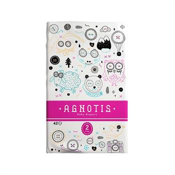 Agnotis Baby Diapers - Βρεφικές Πάνες Νο2 (3-6KG) 42 Τεμάχια