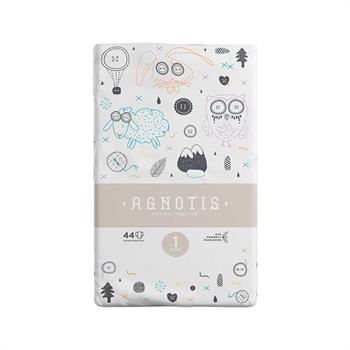 Agnotis Baby Diapers - Βρεφικές Πάνες Νο1 (2-5KG) 44 Τεμάχια