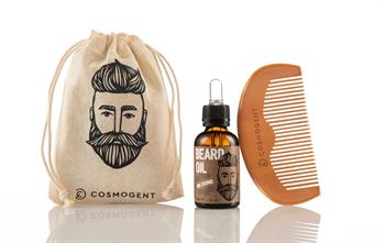 Cosmogent Mr. Cosmo – Beard Oil 30ml μαζί με την Cosmogent Beard & Hair Comb