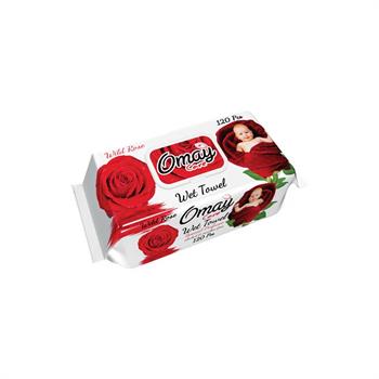 Omay Care Baby Wet Wipes Wild Rose Μωρομάντηλα 120 Τεμάχια