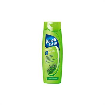 Wash & Go Shampoo Oily - Σαμπουάν 5 Δράσεις με Εκχύλισμα Βοτάνων Για Λιπαρά Μαλλιά 400ml