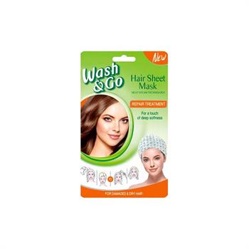 Wash & Go Hair Sheet Mask Repair Treatment For Damaged & Dry Hair 35ml