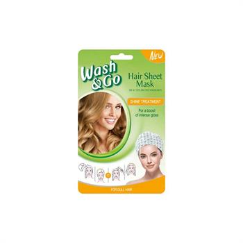 Wash & Go Hair Sheet Mask Shine Treatment For Dull Hair 35ml