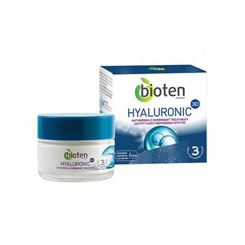Bioten Hyaluronic 3D Αντιρυτιδικη Κρέμα Νύχτας 50ml