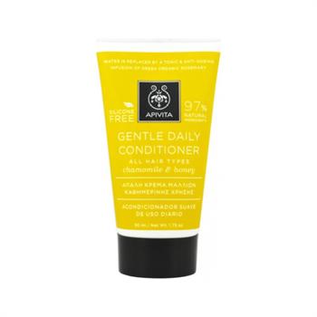 Apivita Mini Απαλή Κρέμα Για Καθημερινή Χρήση Για Όλους Τους Τύπους Μαλλιών Με Χαμομήλι & Μέλι 50ml