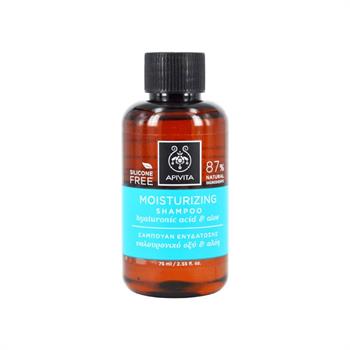Apivita Mini Shampoo Ενυδάτωσης Με Υαλουρονικό Οξύ & Αλόη 75ml