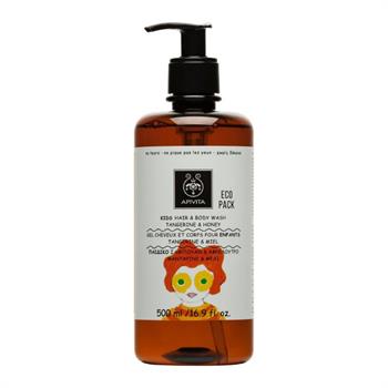 Apivita Eco -Pack Kids Shampoo & Body Wash - Σαμπουάν & Αφρόλουτρο Με Μανταρίνι & Μέλι 500ml