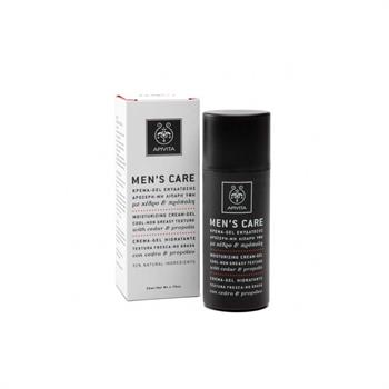 Apivita Men's Care Κρέμα - Gel Ενυδάτωσης Δροσερή / Μη Λιπαρή Υφή Με Κέδρο & Πρόπολη 50ml
