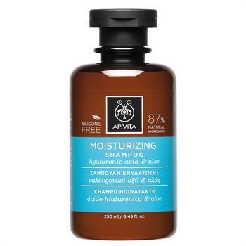 Apivita Shampoo Ενυδάτωσης Με Υαλουρονικό Οξύ & Αλόη 250ml