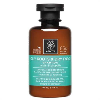 Apivita Shampoo Εξισορρόπησης Με Τσουκνίδα & Πρόπολη Για Ξηρές Άκρες 250ml