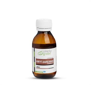 Αμυγδαλέλαιο Simply Green (100ml) – Ενυδάτωση, Θρέψη & Απαλότητα
