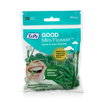 Tepe Mini Flosser Για Απαλό Και Ααποτελεσματικό Καθαρισμό Ανάμεσα Στα Δόντια 36τμχ