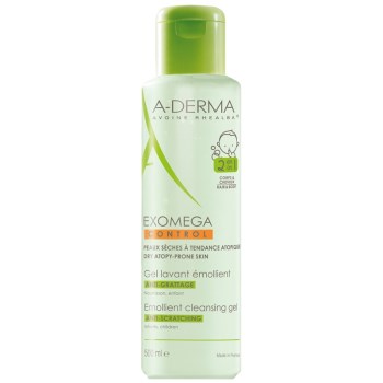 Aderma Exomega Control Gel Lavant Emollient 2in1 500ml