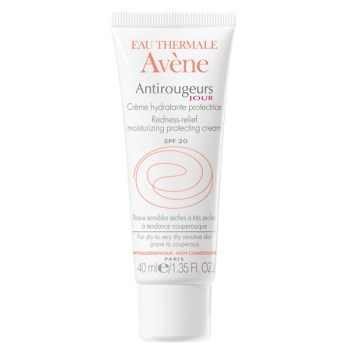 Avene Antirougeurs Jour Creme Riche, Προστατευτική Ενυδατική Κρέμα κατά των Κοκκινίλων SPF20, 40ml