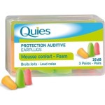 Pharmaq Quies Mousse Confort Foam Earplugs Ωτοασπίδες Μείωσης Θορύβου από Μαλακή Πολυουρεθάνη, 3 Ζεύγη