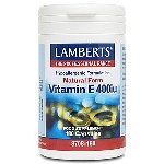 Lamberts Vitamin E- 400iu Natural Form, Βοηθάει στην Προστασία των Κυττάρων 180caps