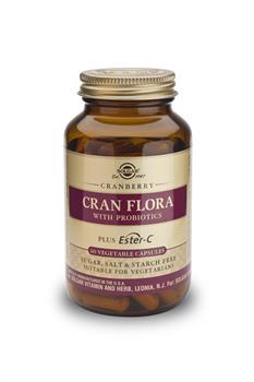 Solgar CranFlora with Probiotics plus Ester-C 60 φυτικές κάψουλες