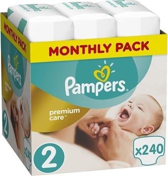 Pampers Premium Care No 2 (4-8kg) 240 τμχ