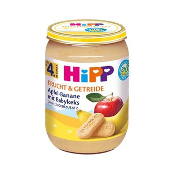 Hipp Κρέμα Φρούτων με Μπισκότα 190gr