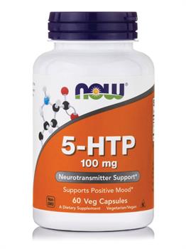 Now Foods 5-HTP 100mg 60 φυτικές κάψουλες