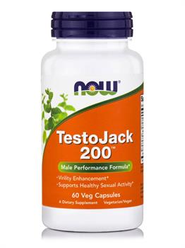 Now Foods TestoJack 200tm 60 φυτικές κάψουλες