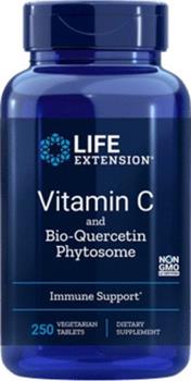 Life Extension Vitamin C & Bio-Quercetin Phytosome 1000mg 250 φυτικές κάψουλες