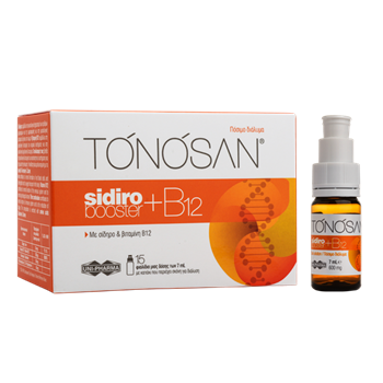 Uni-Pharma Tonosan Sidirobooster + B12 7ml 15τμχ