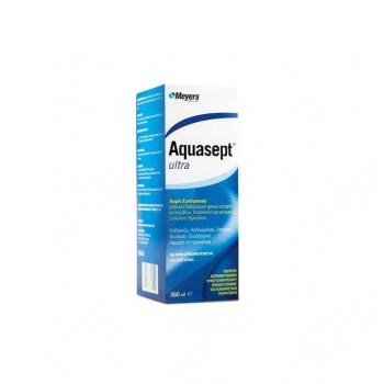 Aquasept Ultra 360ml-Διάλυμα Καθαρισμού Φακών Επαφής