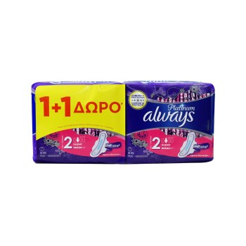Always Promo Platinum Super Ultra Size 2 7τμχ 1+1 ΔΩΡΟ