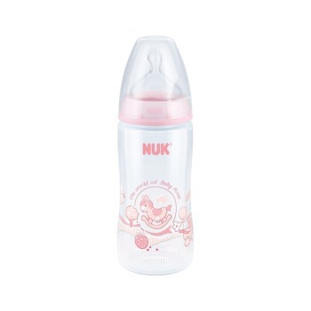 NUK New Classic Μπιμπερό Πλαστικό με Θηλή Σιλικόνης 250ml (10.741.625)