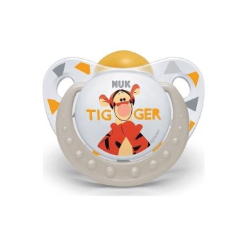 Nuk Πιπίλα Latex 18-36m Disney Tiger με θήκη (10.737.806), 1τμχ