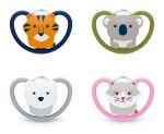 Nuk Space Πιπίλα Σιλικόνης Ζωάκια 6-18m 1 τεμ