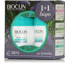 Bioclin Promo (1+1) Deo Control Alcohol Free Roll-On Αποσμητικό 50ml